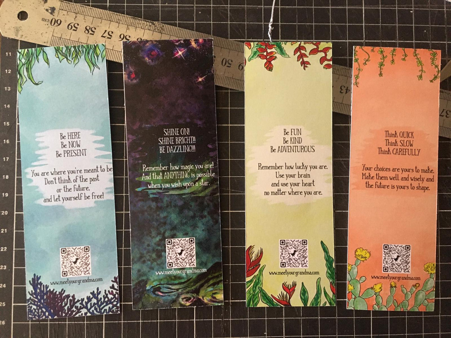 Grandma Bookmarks (set of four)